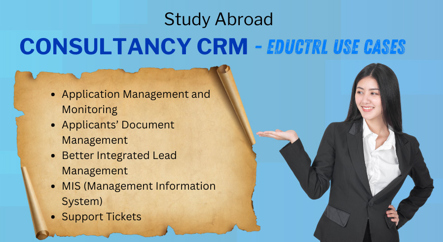 Study Abroad Consultancy CRM - EduCtrl Use Cases